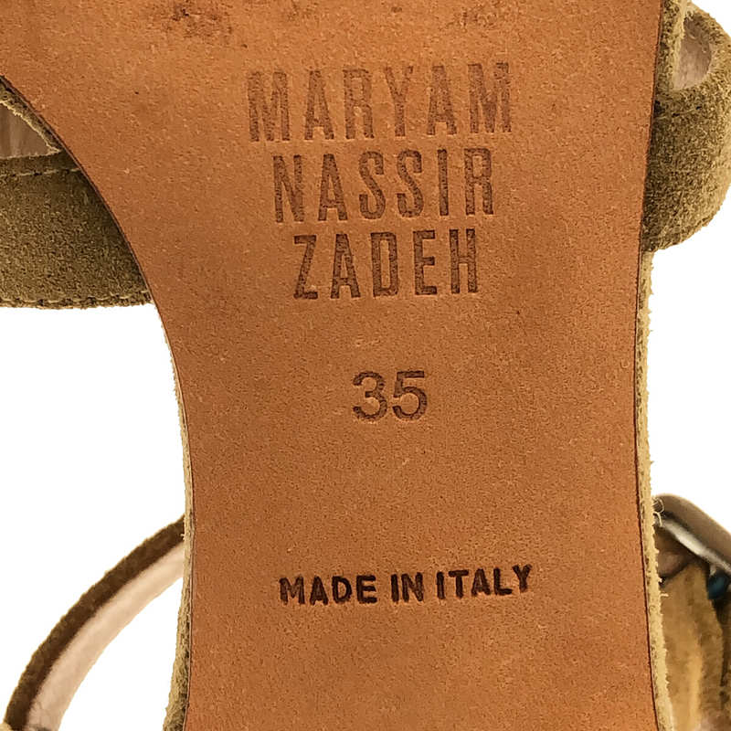 MARYAM NASSIR ZADEH / マリアム・ナッシアー・ザデー PALMA LOW SANDAL サンダル