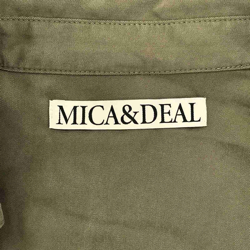 MICA&DEAL / マイカアンドディール ミリタリーワークシャツ