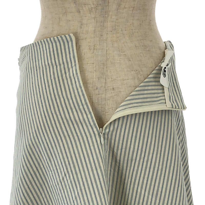 MM6 Maison Margiela / エムエムシックスメゾンマルジェラ Pinstripe shirt skirt 変形スカート
