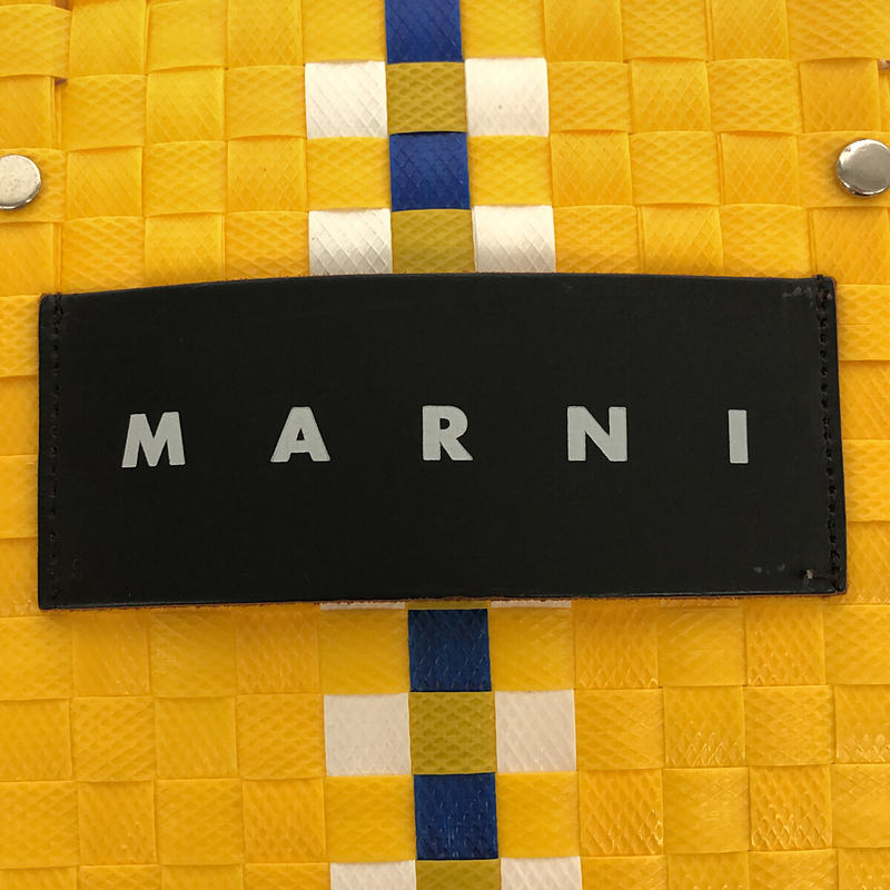 MARNI / マルニ フラワーカフェ ピクニック カゴバッグ