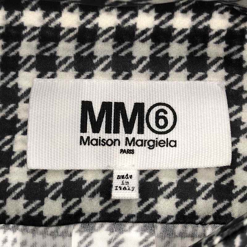 MM6 Maison Margiela / エムエムシックスメゾンマルジェラ グレンチェック アシンメトリーシャツ