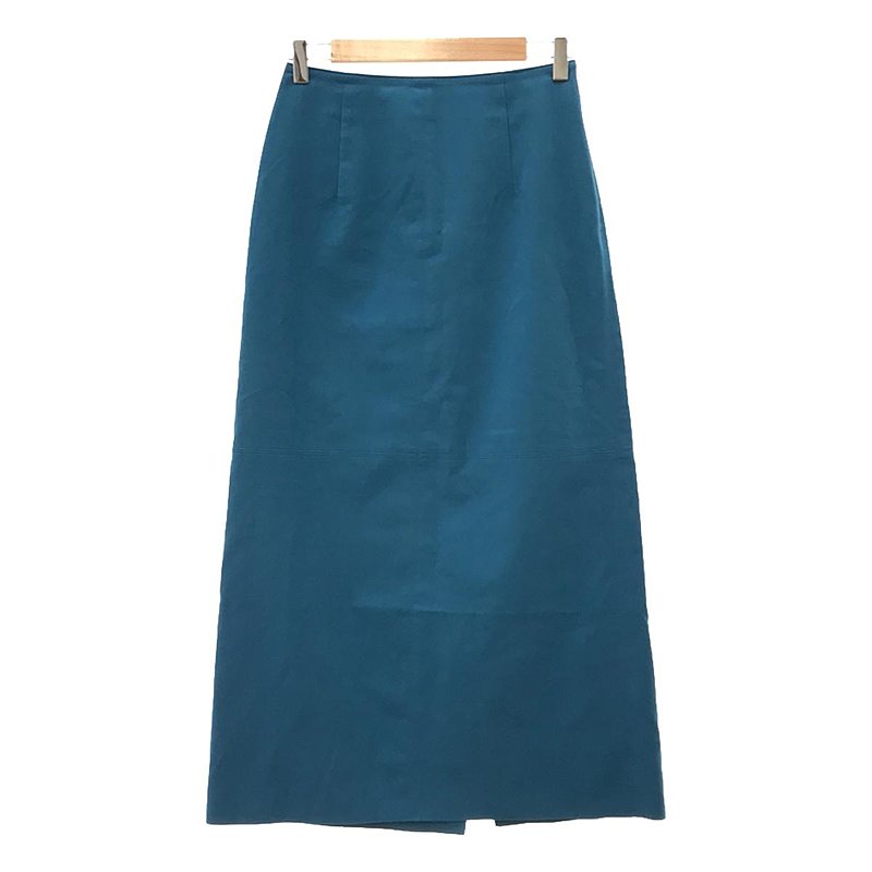 Eco Leather Skirt / エコレザー スリット スカート