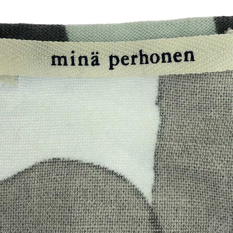 mina perhonen / ミナペルホネン friend コットン ストライプ ドット ワンピース