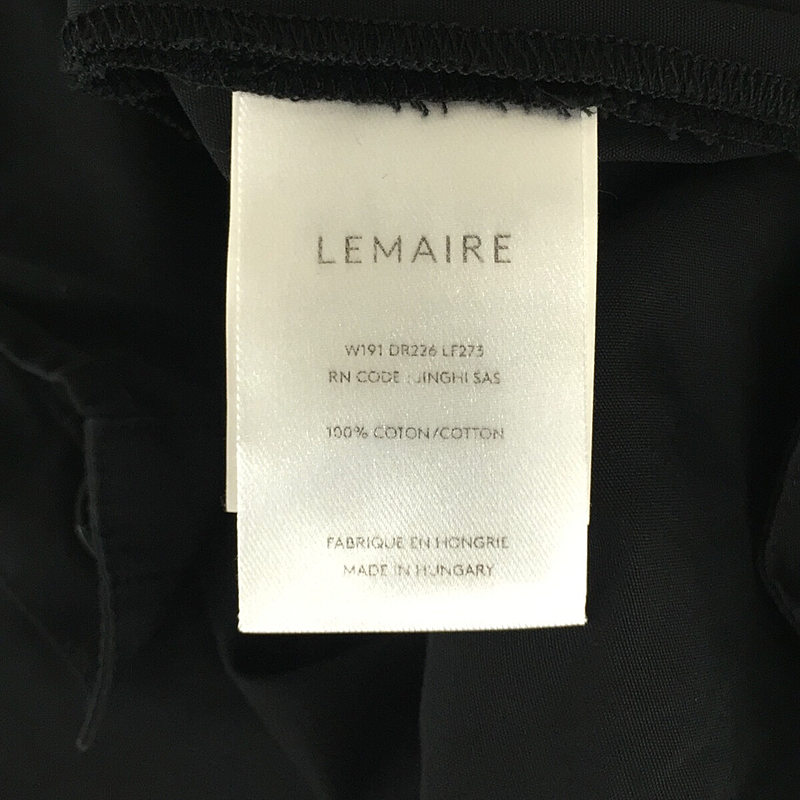 LEMAIRE / ルメール ハンガリー製 バンドカラー ロング ワンピース ラップ ドレス