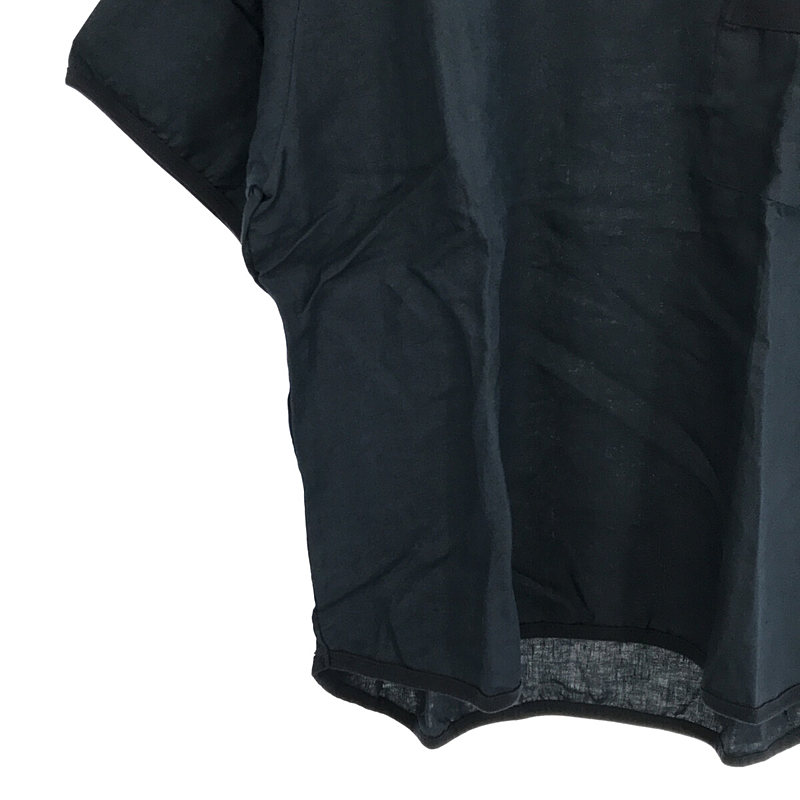 RE made in tokyo japan / アールイーメイドイントウキョウジャパン French Linen T-shirt フレンチリネン ラグラン パイピング ポケット 半袖Tシャツ