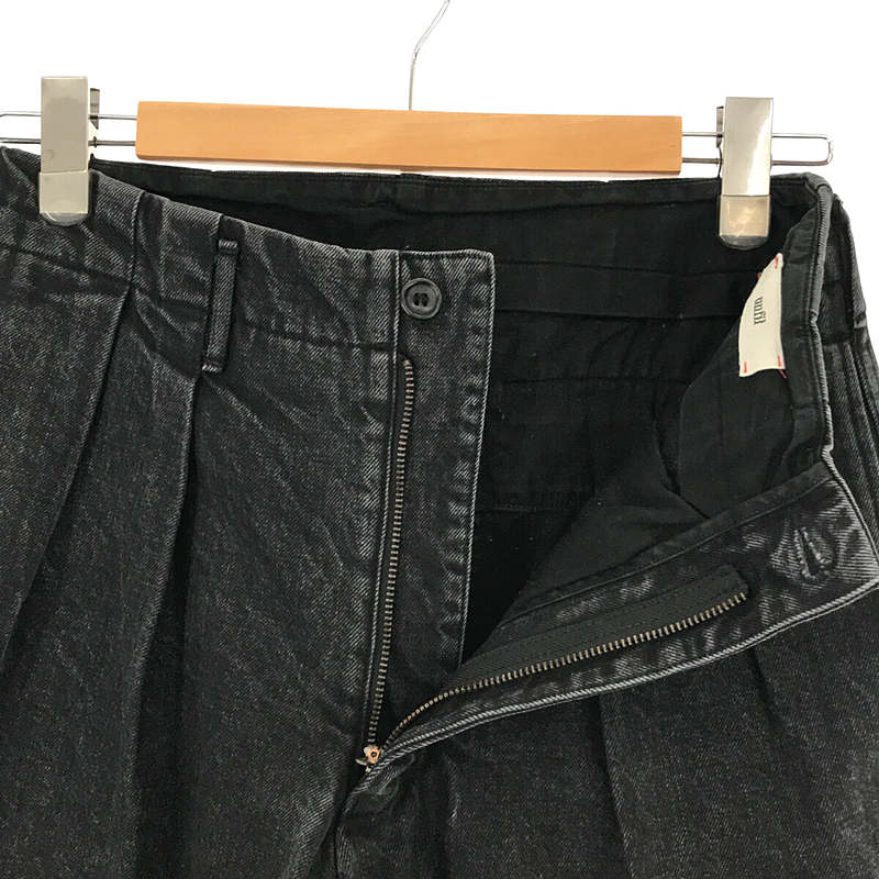 unfil / アンフィル 14oz organic cotton denim 2tuck trousers オーガニック コットン デニム 2タック トラウザーズ パンツ