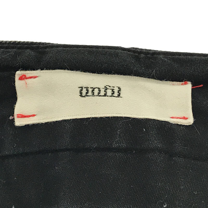 unfil / アンフィル 14oz organic cotton denim 2tuck trousers オーガニック コットン デニム 2タック トラウザーズ パンツ