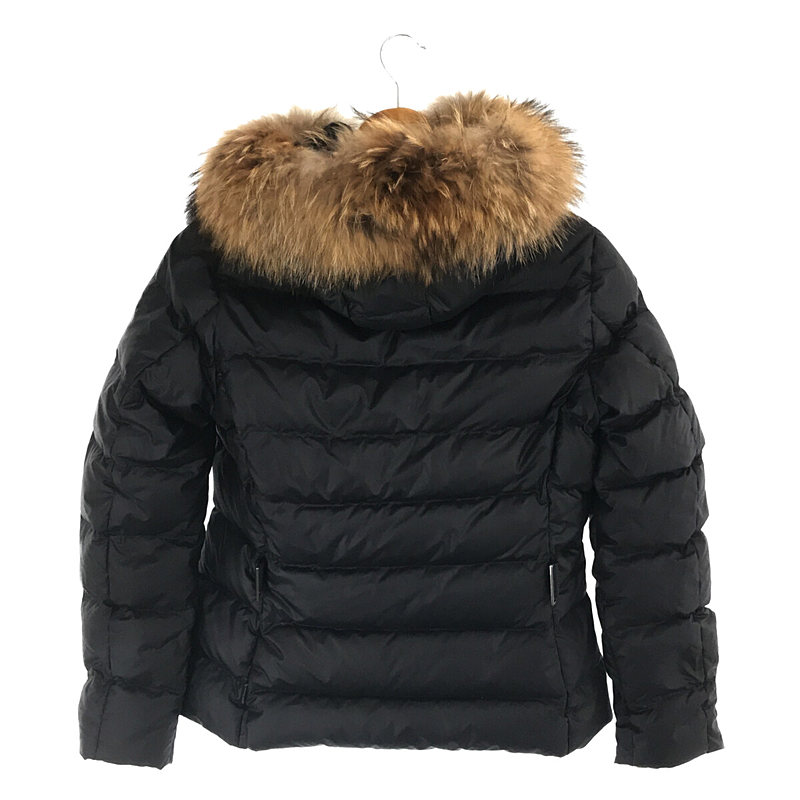 【美品】  MONCLER / モンクレール | MUREAUX GIUBBOTTO ミュロー ウール フード ダウン ジャケット | 2 | ネイビー | メンズ