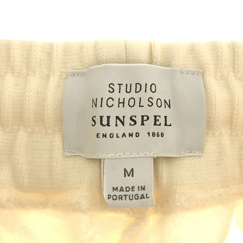 Studio Nicholson / スタジオ ニコルソン ×SUNSPEL  RYTON FLEECEBACK JERSEY SUNSPEL JOGGER フリース起毛 スウェット イージーパンツ