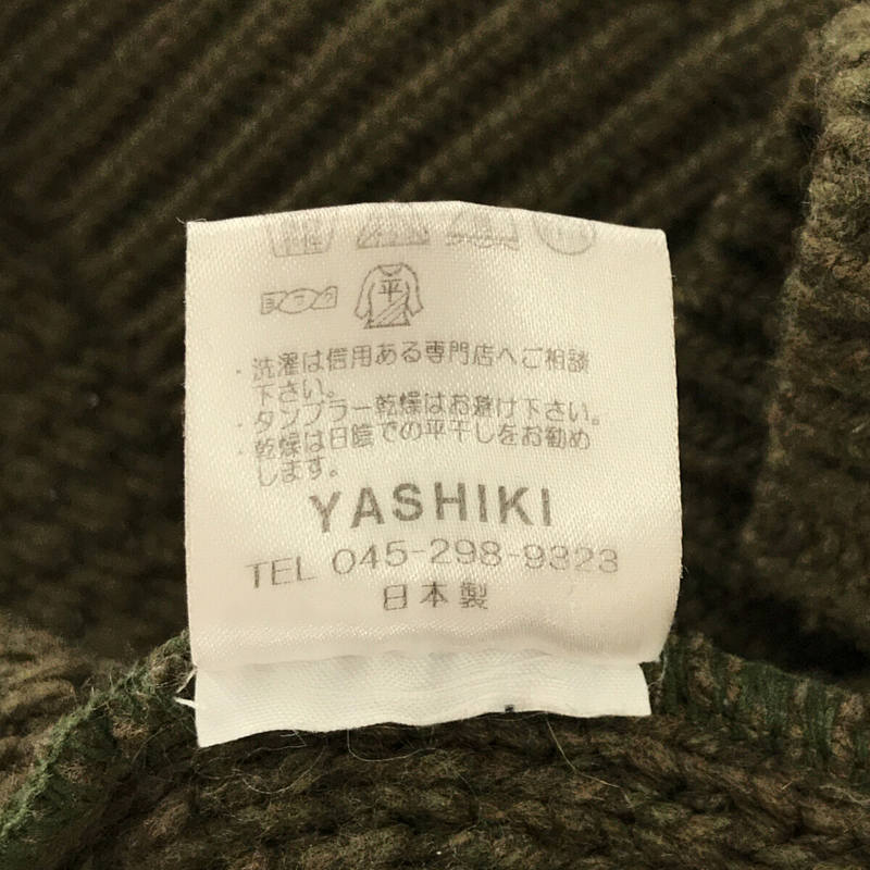 YASHIKI / ヤシキ Wadachi Turtle 轍 タートルネックニット セーター