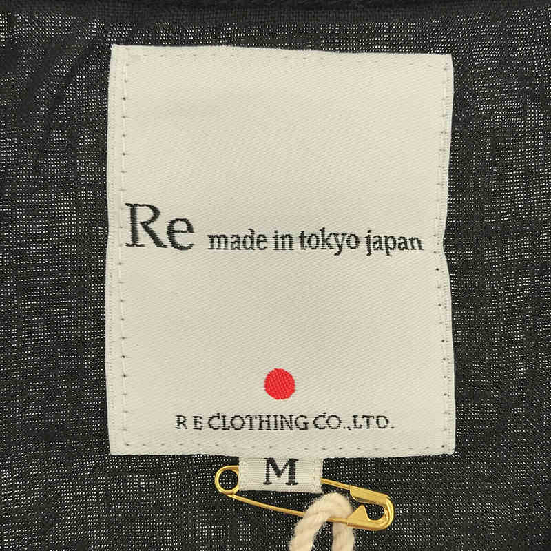 RE made in tokyo japan / アールイーメイドイントウキョウジャパン French Linen T-shirt フレンチリネン ラグラン パイピングポケット半袖Tシャツ