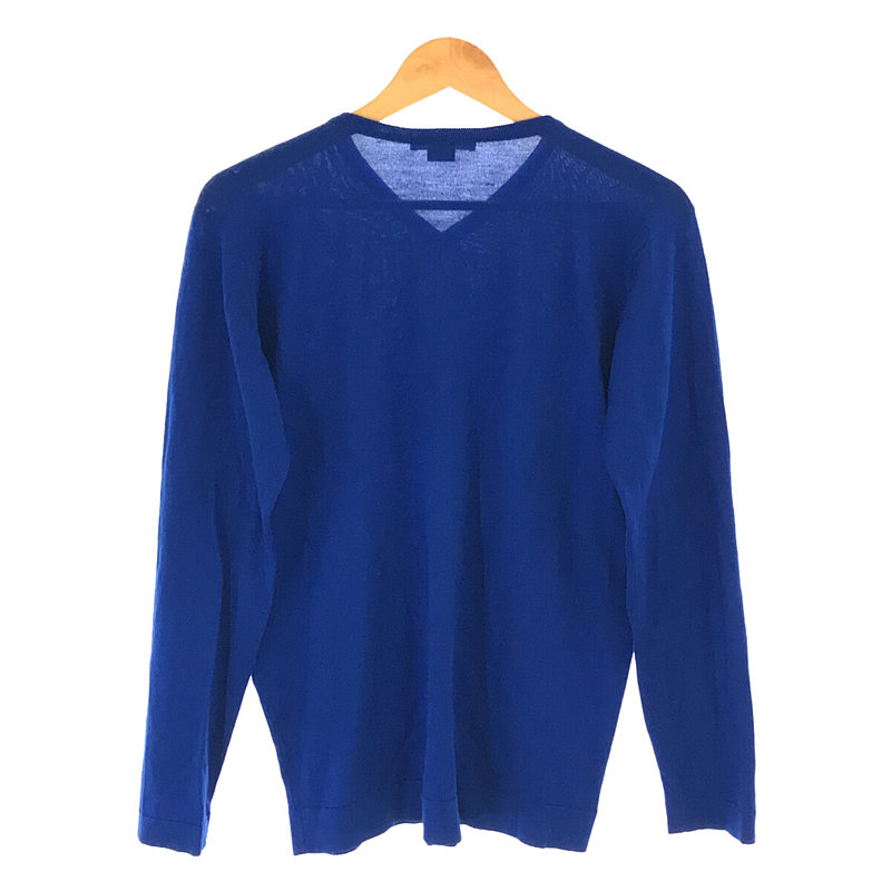 JOHN SMEDLEY / ジョンスメドレー 英国製 エクストラファイン メリノ ウール Vネック ニット セーター