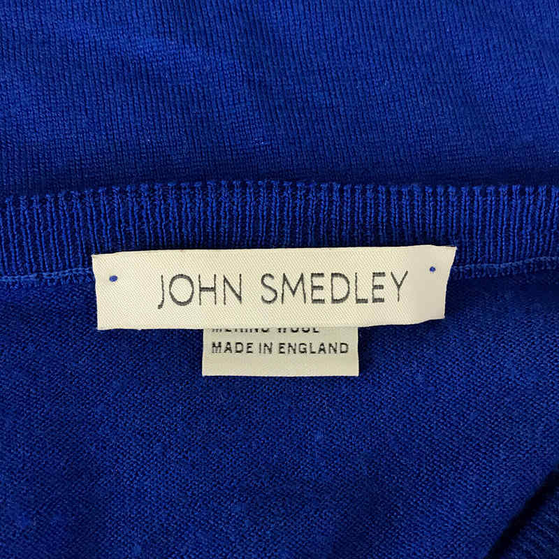 JOHN SMEDLEY / ジョンスメドレー 英国製 エクストラファイン メリノ ウール Vネック ニット セーター