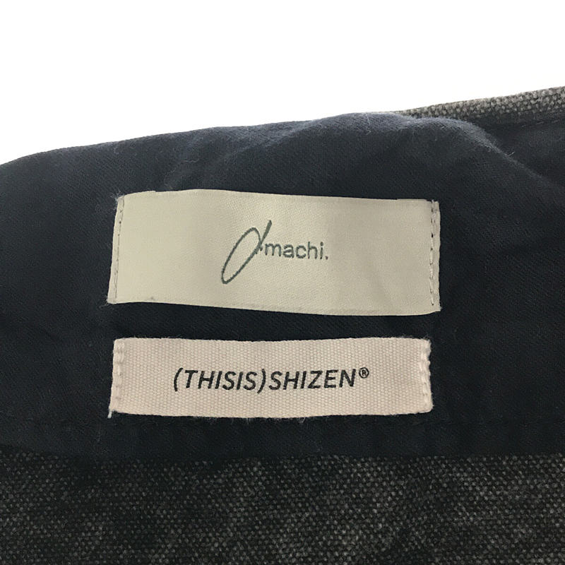 amachi. / アマチ (THISIS) SHIZEN 2タック コットン ダック トラウザーズ  ワイド パンツ