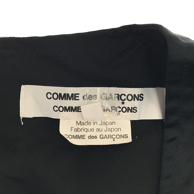 COMME des GARCONS COMME des GARCONS / コムコム フリル スクエアネック ノースリーブ ロング ワンピース ドレス