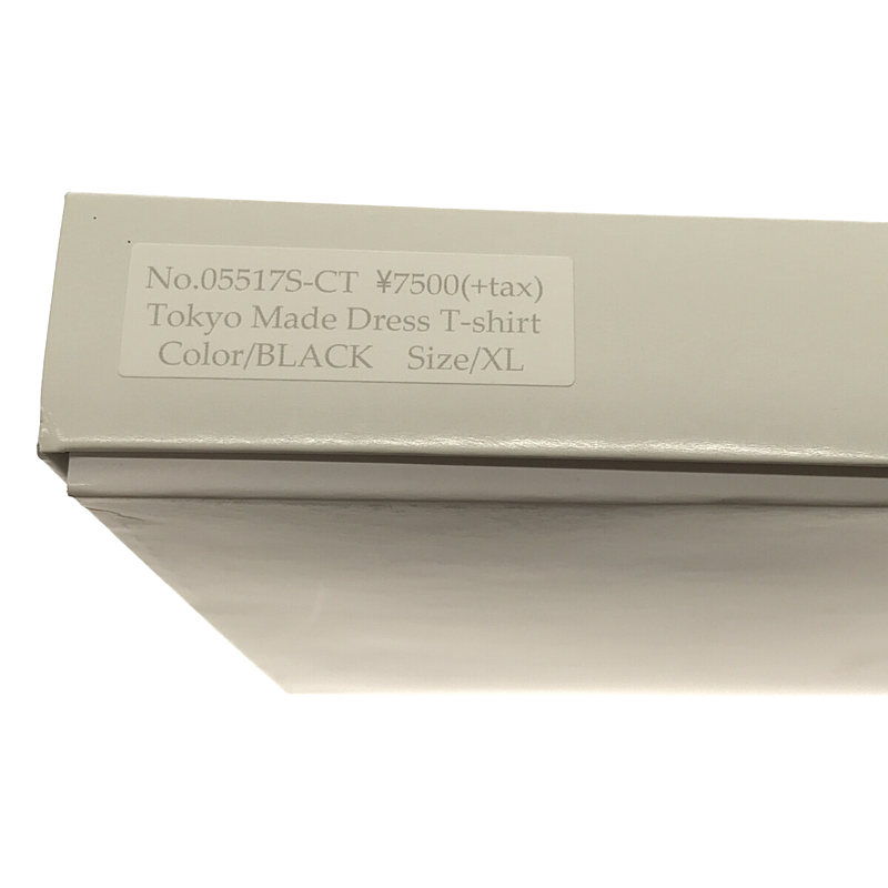 RE made in tokyo japan / アールイーメイドイントウキョウジャパン Tokyo Made Dress T-shirt マハラニコットン クルーネック半袖Tシャツ 箱付き
