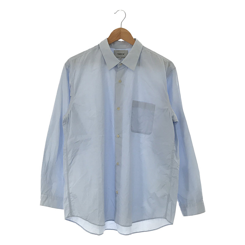 WIDE - BUTTON SHIRT コットン タイプライター シャツ