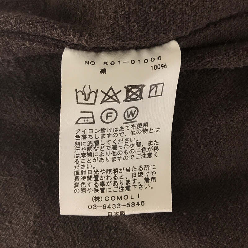 COMOLI / コモリ シルクネップジャケット