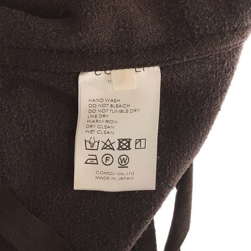 COMOLI / コモリ シルクネップジャケット