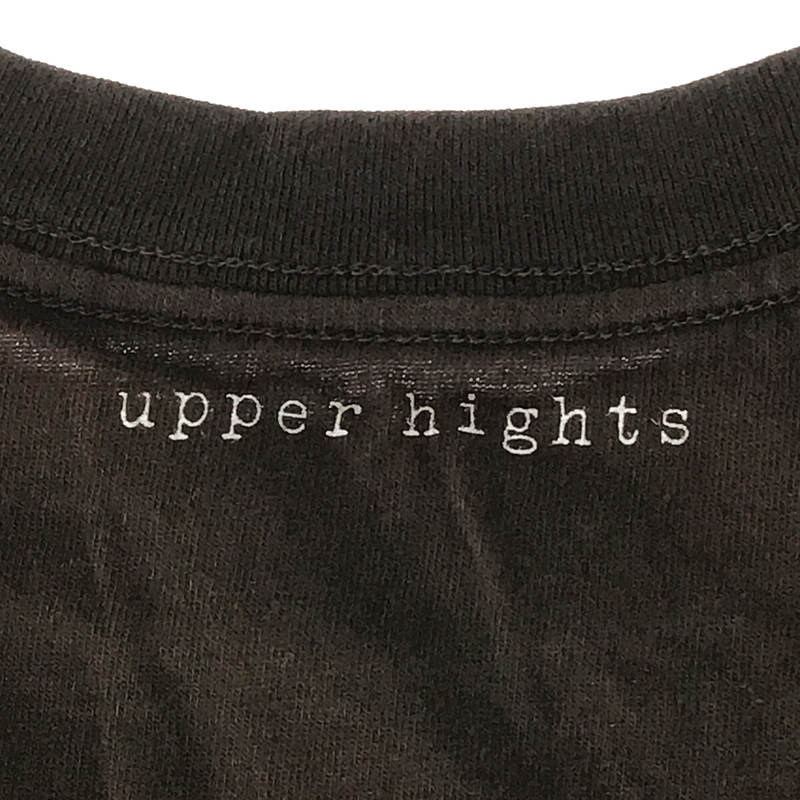 upper hights / アッパーハイツ THE SLEEVELESS TEE コットン クルーネック ノースリーブ カットソー