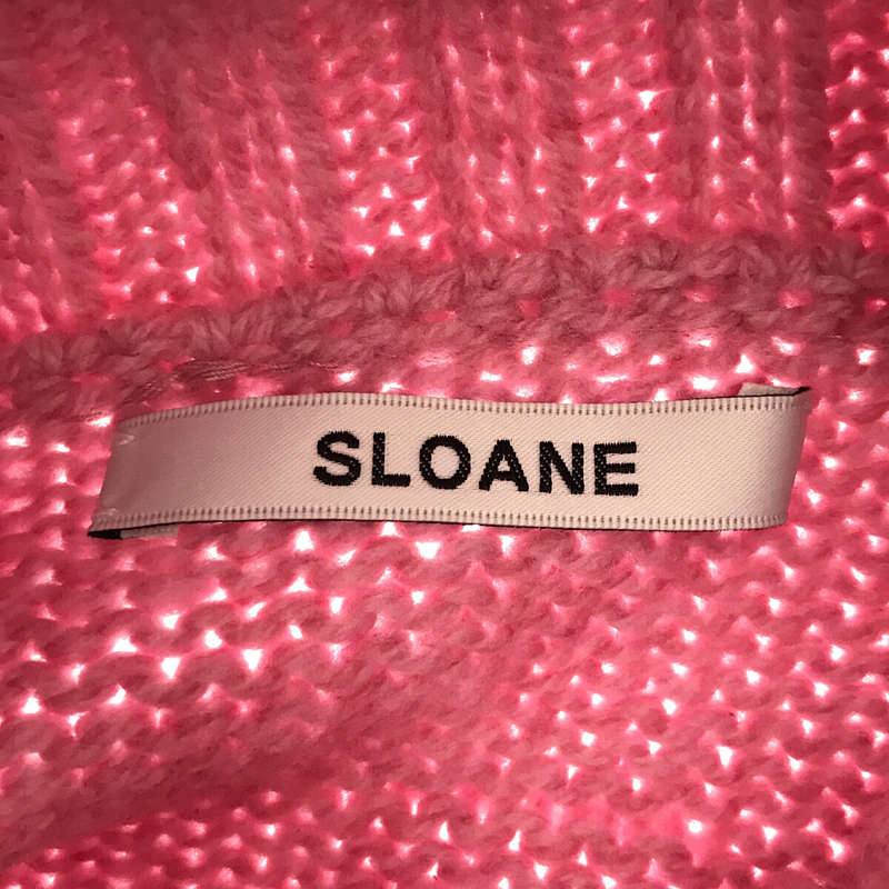 SLOANE / スローン 3Gジーロンラム カシミヤ ドロップショルダー ニット プルオーバー セーター