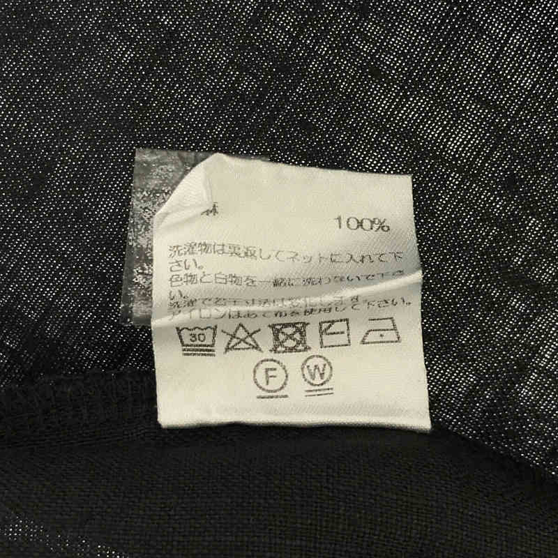 RE made in tokyo japan / アールイーメイドイントウキョウジャパン French Linen T-shirt フレンチリネン ラグラン パイピング ポケット 半袖 Tシャツ