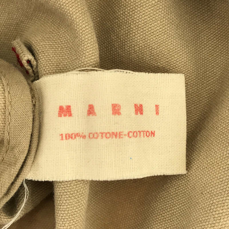 MARNI / マルニ コットン ハーフカラー ジャケット  ベルト付き