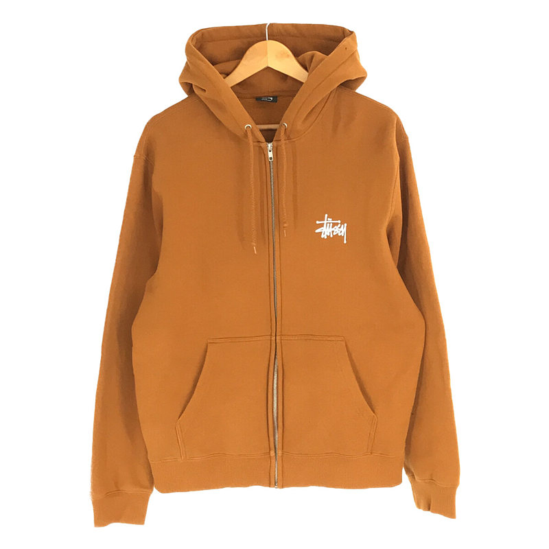 コットン 両面プリントロゴ ジップアップ スウェット パーカー フーディーSTUSSY / ステューシー