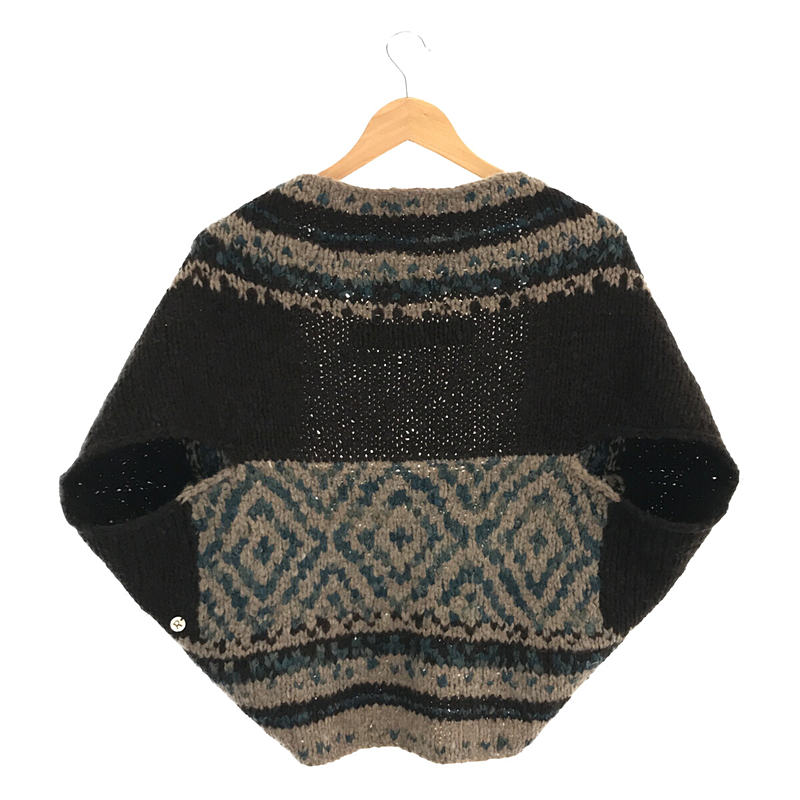 HAND KNITTED 手編み カシミヤ ブレンド ウール ハンド ニット ベスト ...