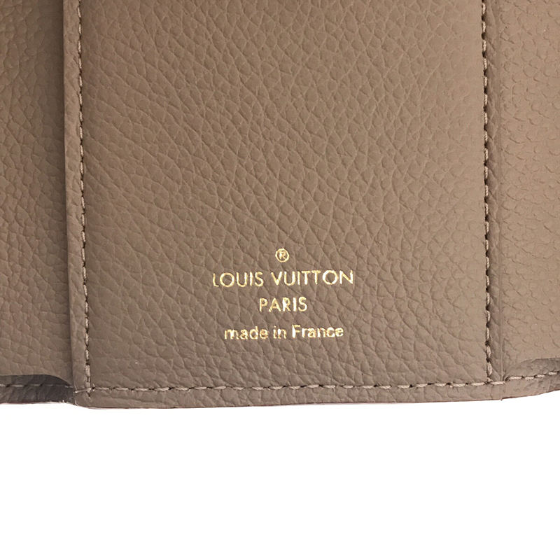 Louis Vuitton / ルイヴィトン M63529 モノグラム アンプラント ポルトフォイユ ヴィクトリーヌ ヴィゾン レザー ウォレット 財布 箱・保存袋有