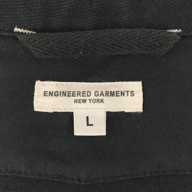 Engineered Garments / エンジニアドガーメンツ エルボーパッチ スリーブ裏地サテン刺繍切替 コットン カバーオール ジャケット