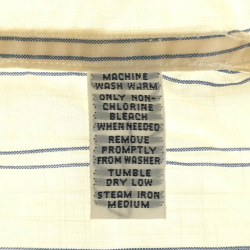 POLO RALPH LAUREN / ポロラルフローレン 90s VINTAGE ヴィンテージ ストライプ ピンタック バンドカラー プルオーバー シャツ