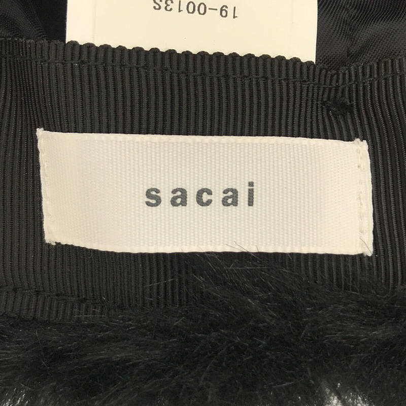 sacai / サカイ ベルトデザイン エコファー キャップ