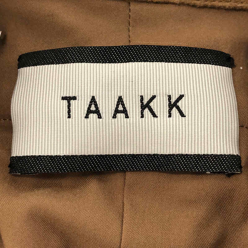 TAAKK / ターク アイレット レイヤード チェスターコート