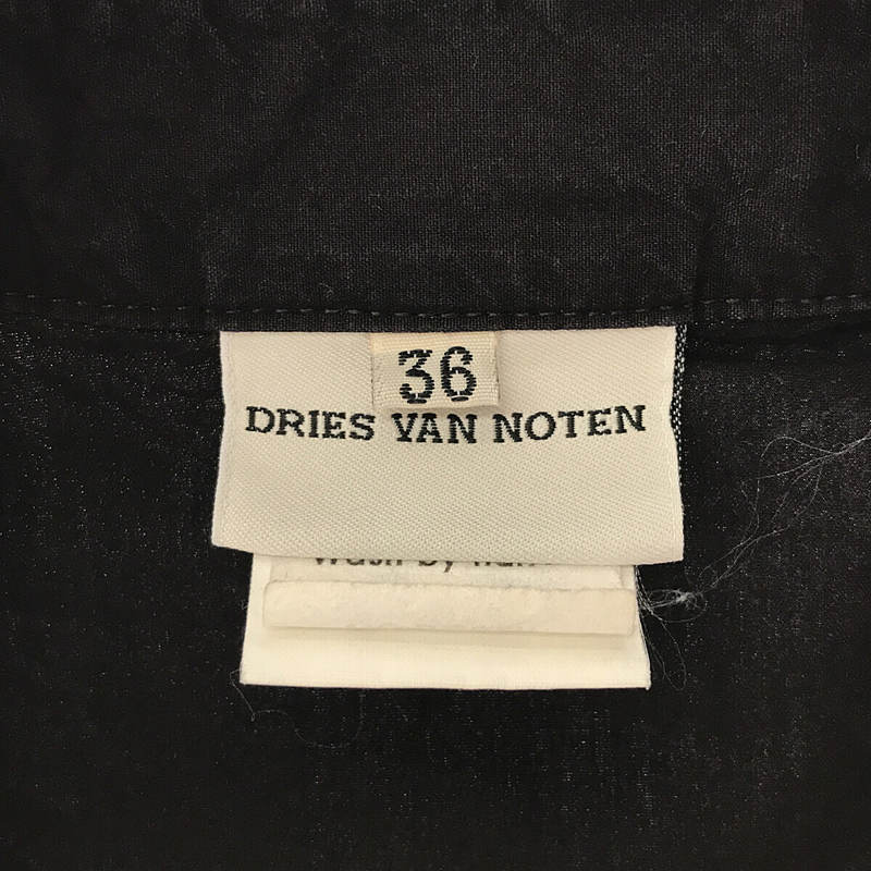 DRIES VAN NOTEN / ドリスヴァンノッテン レーヨン コットン ダブルポケット 半袖シャツ