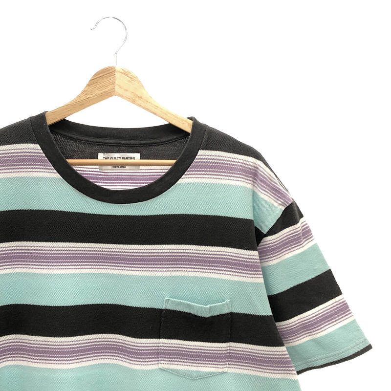 WACKO MARIA / ワコマリア STRIPED CREW NECK T-SHIRT ( TYPE-2 ) Tシャツ