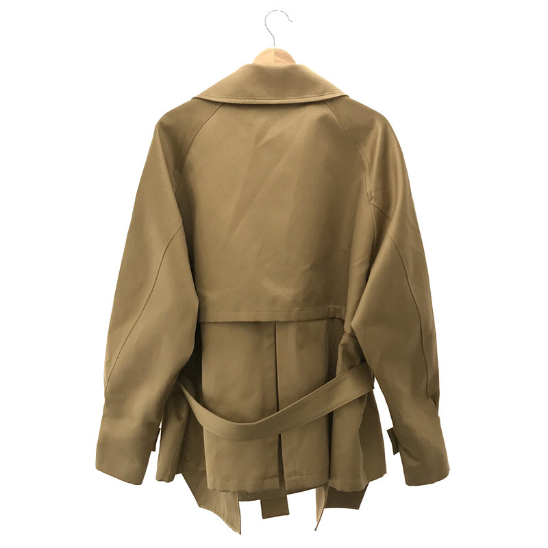 Blanc YM / ブランワイエム Silk Short trench coat トレンチコート