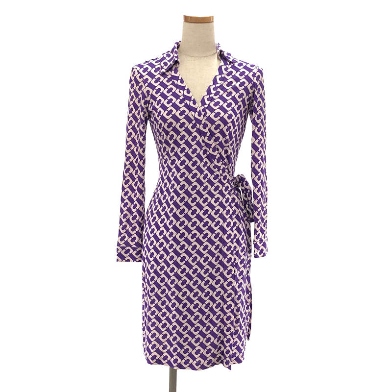 CHAIN LINK SILK WRAP DRESS ワンピース | ブランド古着の買取・委託 ...