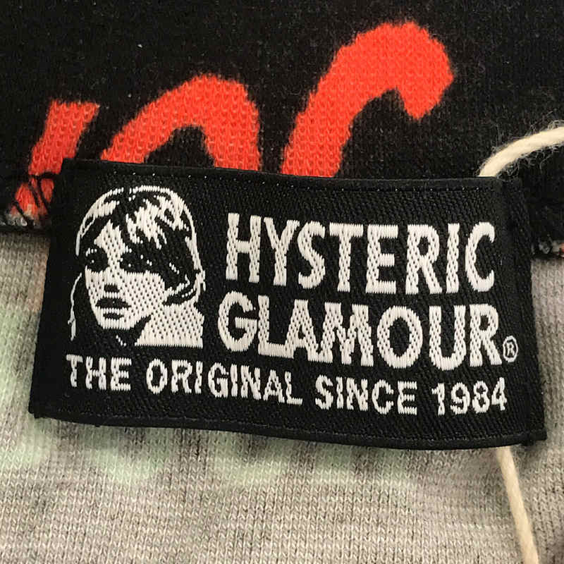 HYSTERIC GLAMOUR / ヒステリックグラマー OVER DRIVE 総柄 モックネック Tシャツ