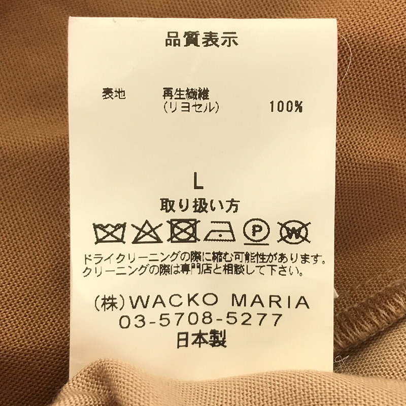 WACKO MARIA / ワコマリア TWO-TONE 50’S SHIRT 開襟シャツ