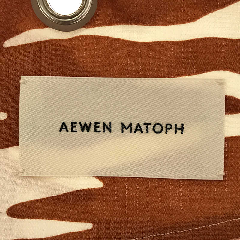 AEWEN MATOPH / イウエンマトフ カモフラージュ柄 キャミソール ワンピース