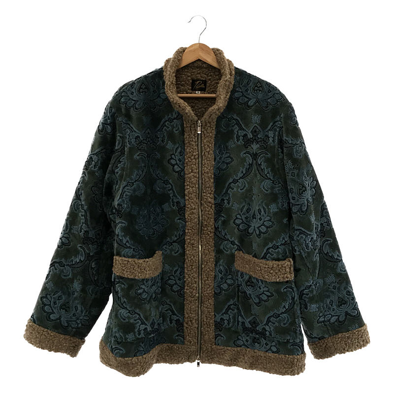 Zipped Tibetan Jacket Damask Velvet Jq ダマスクジャガード チベタン ジャケットNeedles / ニードルス