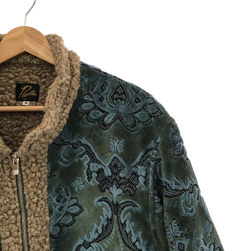 Zipped Tibetan Jacket Damask Velvet Jq ダマスクジャガード チベタン ジャケットNeedles / ニードルス