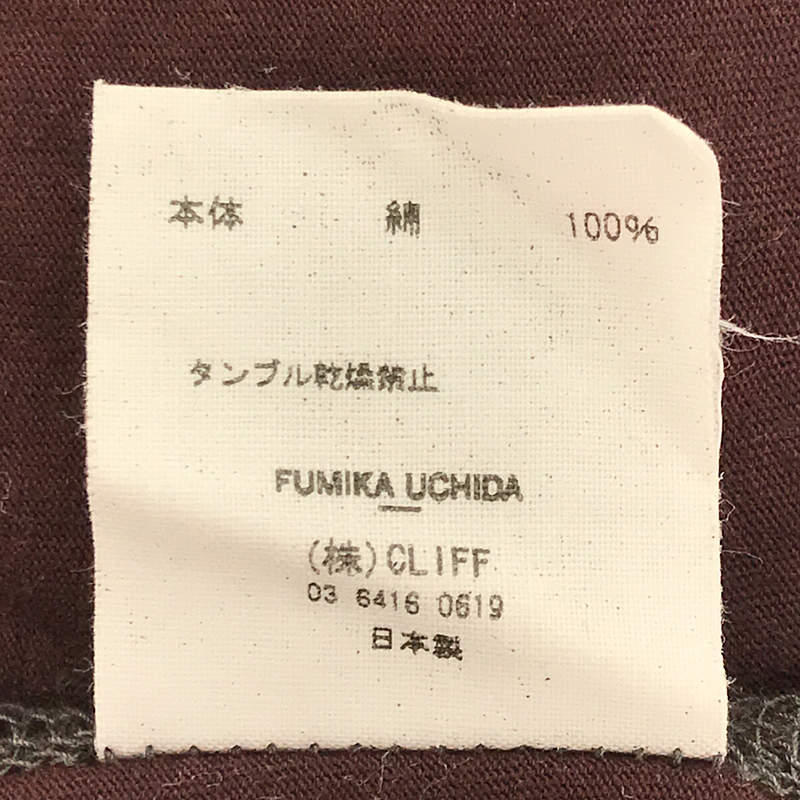 FUMIKA UCHIDA / フミカウチダ V-NECK THREE-QUARTER-SLEEVE TOP  Tシャツ