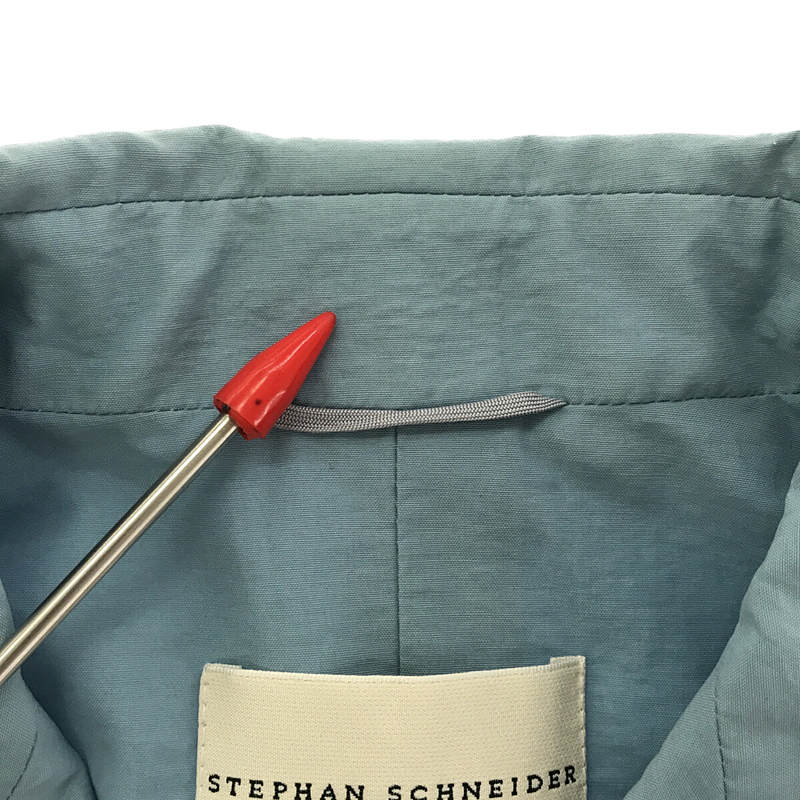 STEPHAN SCHNEIDER / ステファンシュナイダー コットン ナイロン フライフロント ジャケット