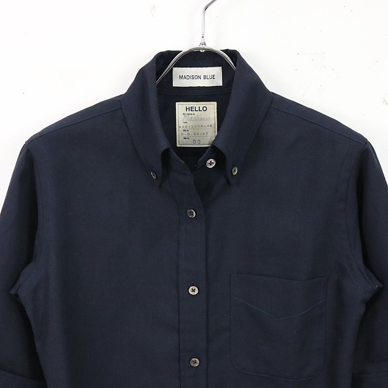 MADISON BLUE / マディソンブルー B.D.SHIRT 半袖ボタンダウンシャツ