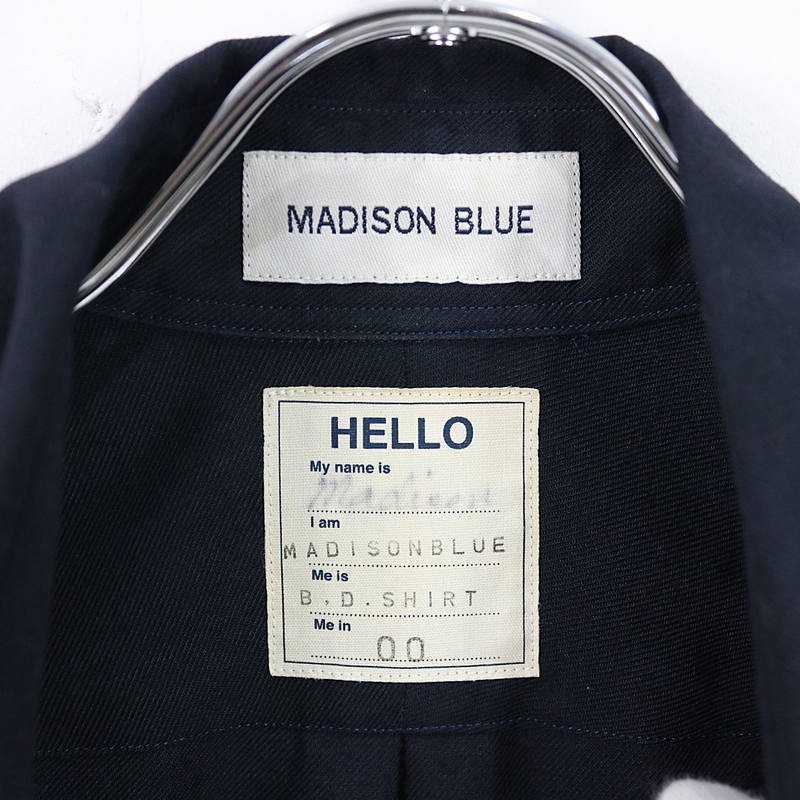 MADISON BLUE / マディソンブルー B.D.SHIRT 半袖ボタンダウンシャツ