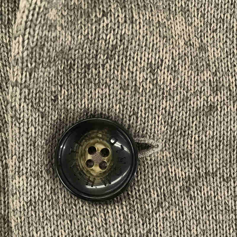 その他 ワッペン エルボーパッチ ショールカラー カーディガン