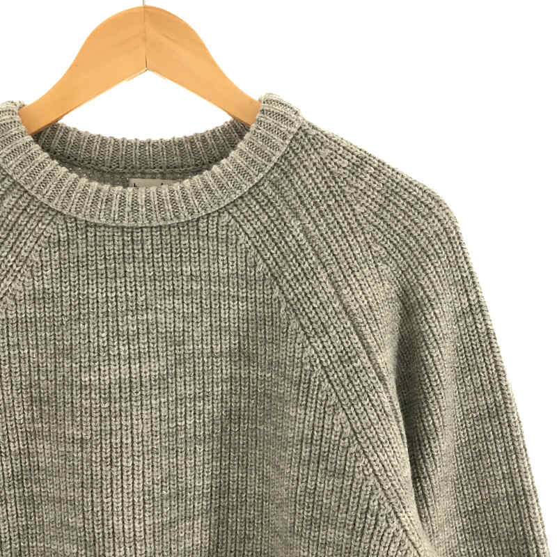 その他 WL/LI AZE CREW NECK KNIT-LOOSE ウール クルーネック プルオーバー ニット セーター