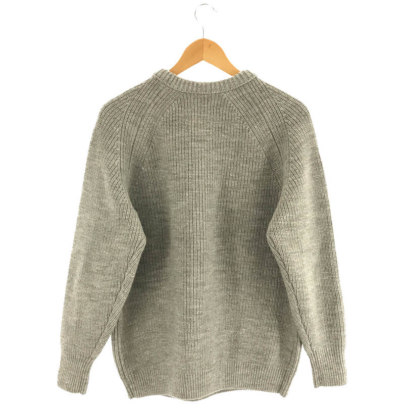 その他 WL/LI AZE CREW NECK KNIT-LOOSE ウール クルーネック プルオーバー ニット セーター